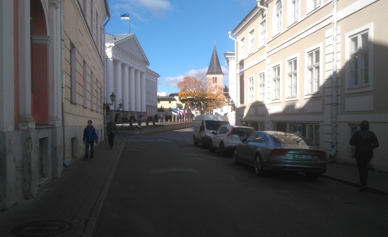 Tartu ülikool ja Jaani kirik rephoto
