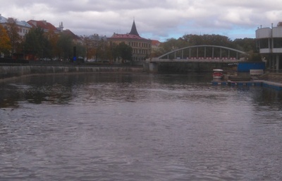 Tartu linnavaade. Emajõgi. 20. sajandi algus. rephoto