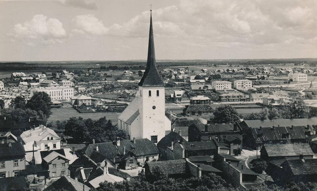 Rakvere, vaade linnusest linnale
