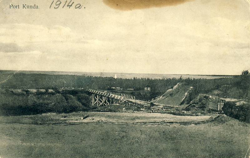 Vaade Kunda sadamaraudtee sillale