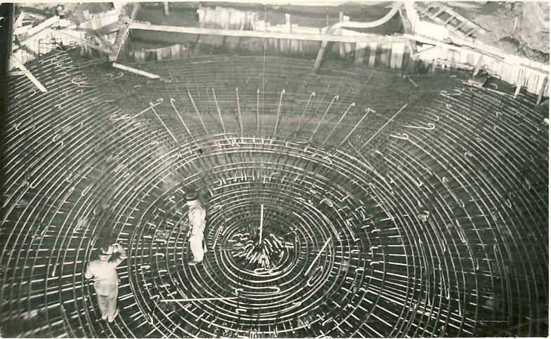 Silotorni armatuuri sidumine Kunda tsemenditehases