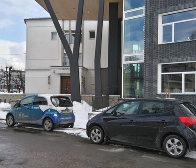Eesti Panga Rakvere osakonna hoone, vaade hoonele. Arhitekt Ferdinand Adoff rephoto