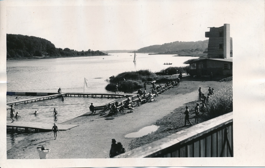 foto, Viljandi, supelrand, vetelpääste, 1963, foto A. Kiisla