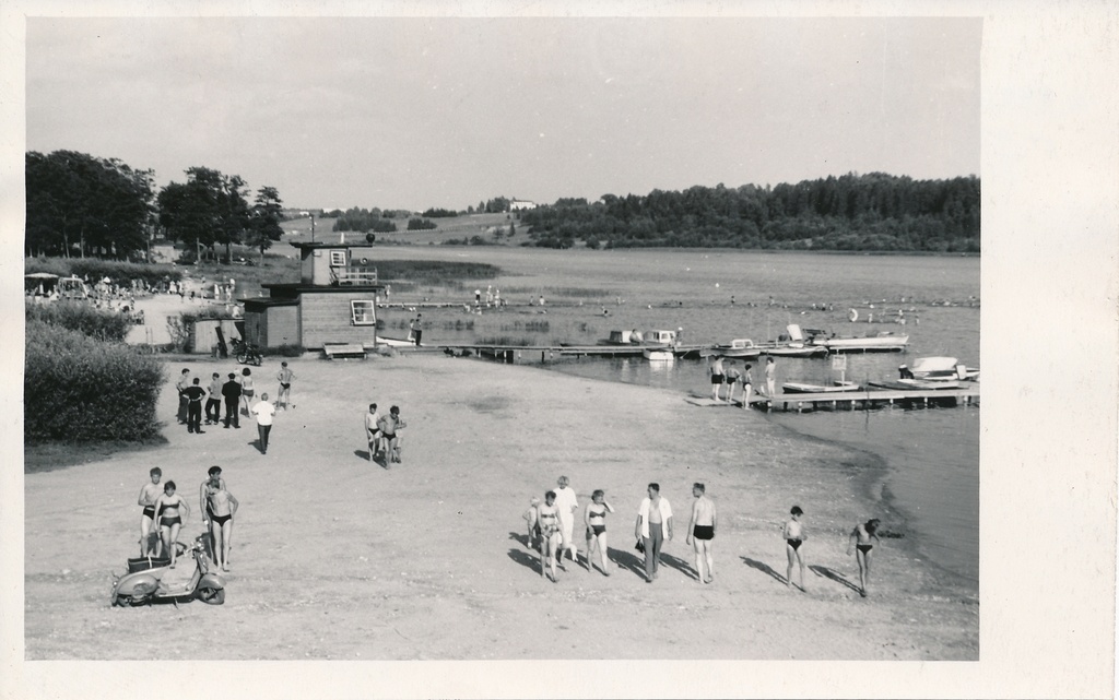 foto, Viljandi, supelrand, vetelpääste, 1963, foto A. Kiisla