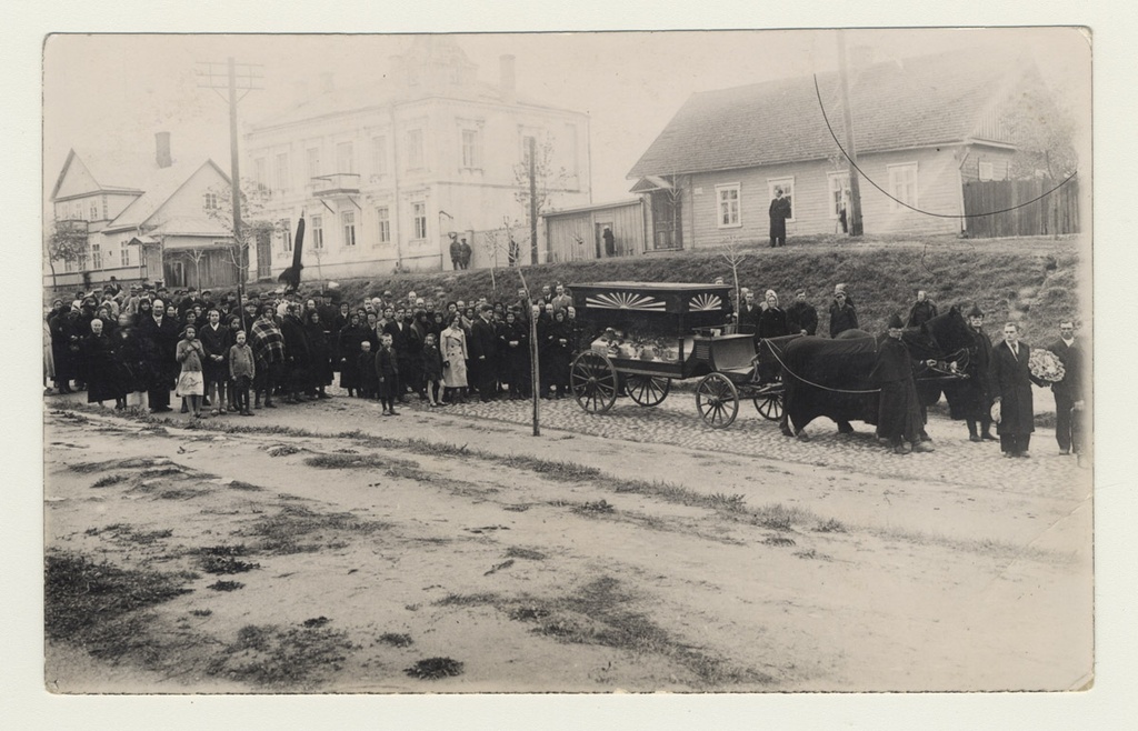 Pagari matus Petseris 1938. aastal.