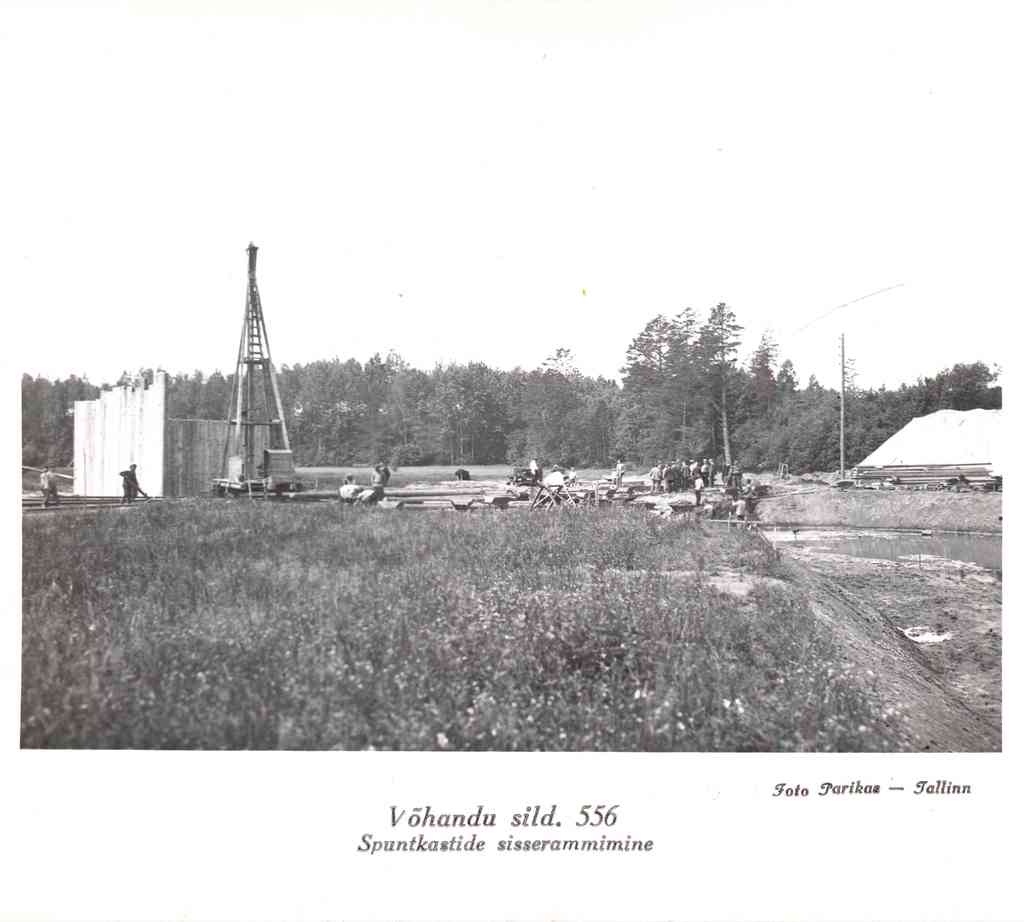 Foto Tartu-Petseri raudtee Võhandu sild