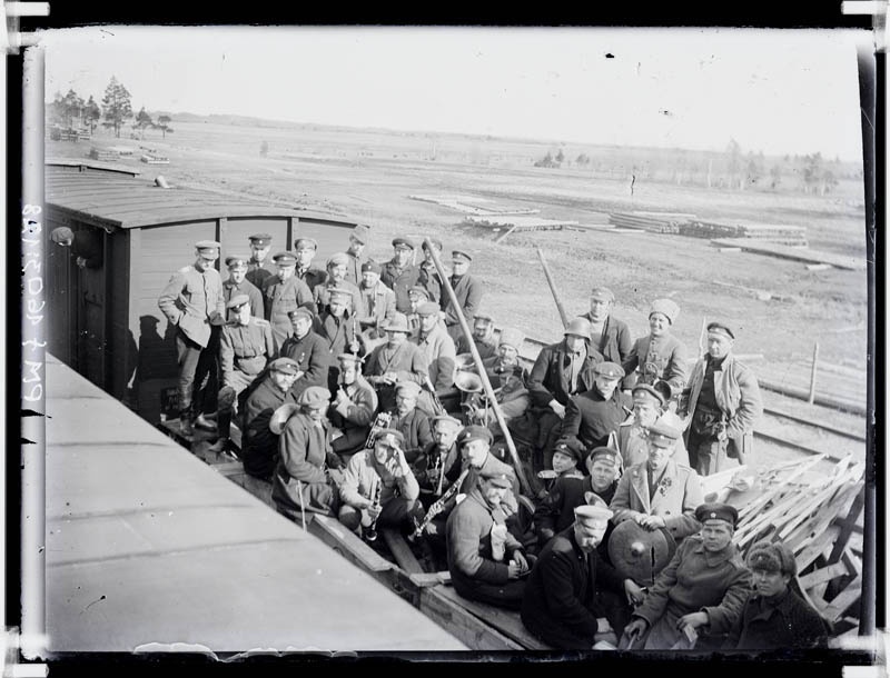 klaasnegatiiv, 7.jalaväepolk 1916-1919.a. paiku