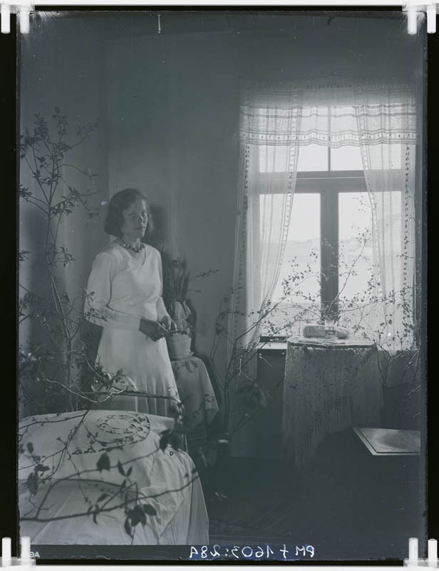 klaasnegatiiv, Selma Jürgens, Kuuramatsi taluteenija 1935.a.