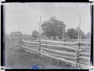 klaasnegatiiv, latt-aed Kuuramatsil, Lõõla 1920-ndad a.  duplicate photo