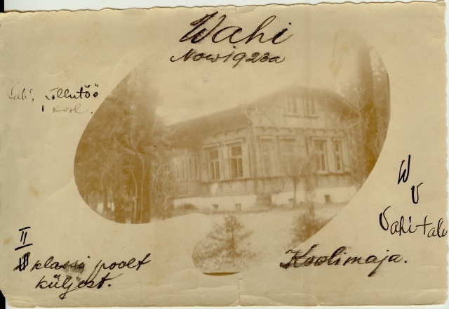 foto Wahi koolimaja 1923