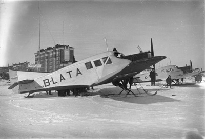 Finland's first airport at Katajanokalla  duplicate photo