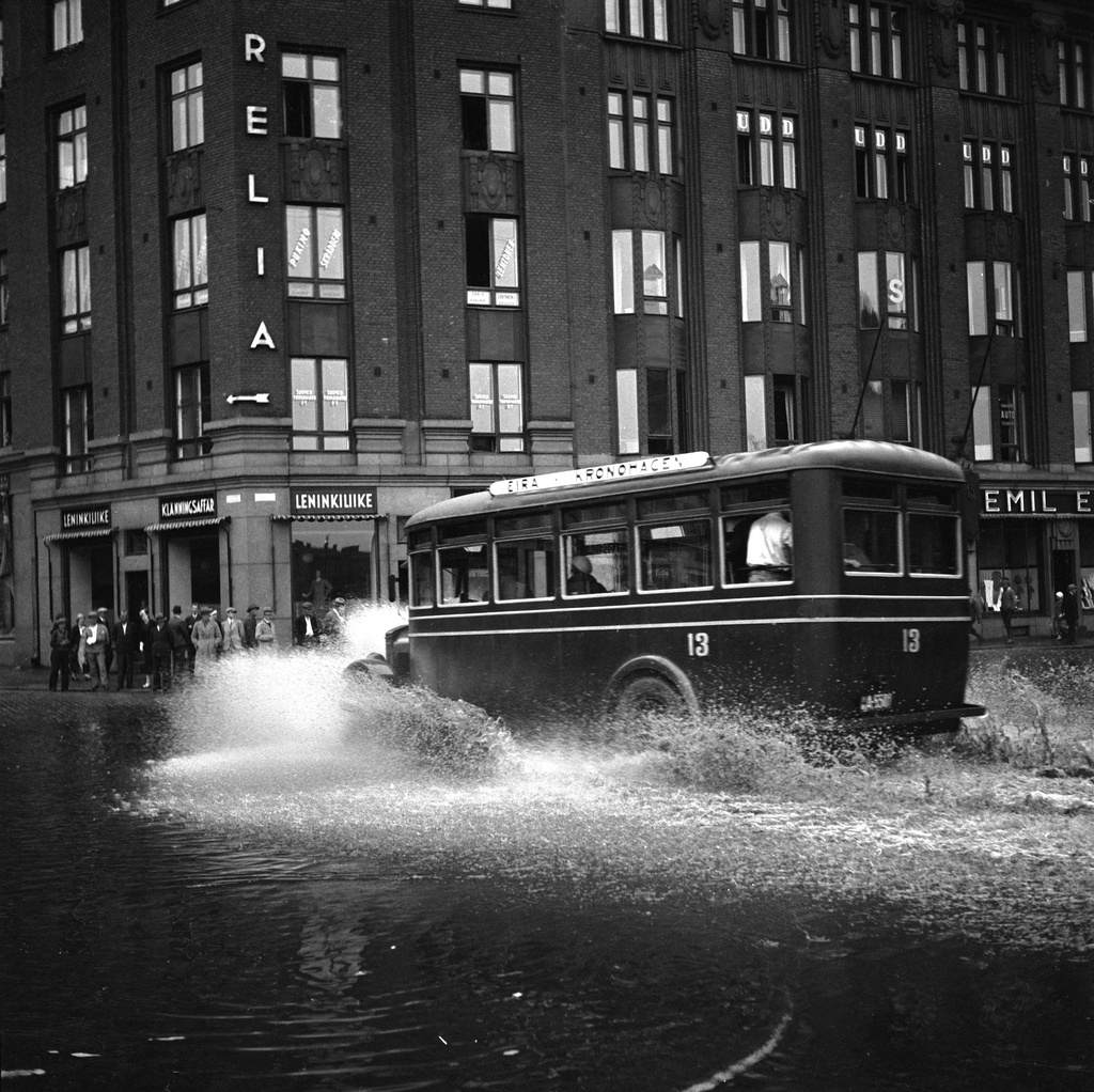 Flooding on the Railway