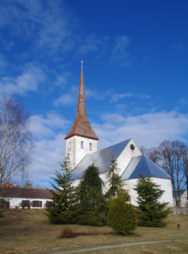 Rakvere Kolmainu (end Mihkli) kirik, vaade rephoto