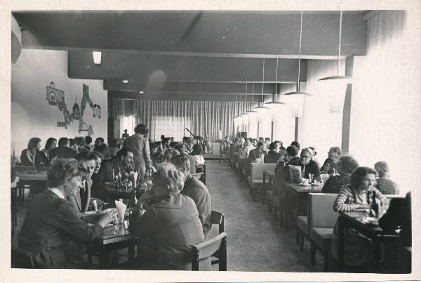 Restoran "Kaseke", sisevaade (Tähe 19). Tartu, 1968.