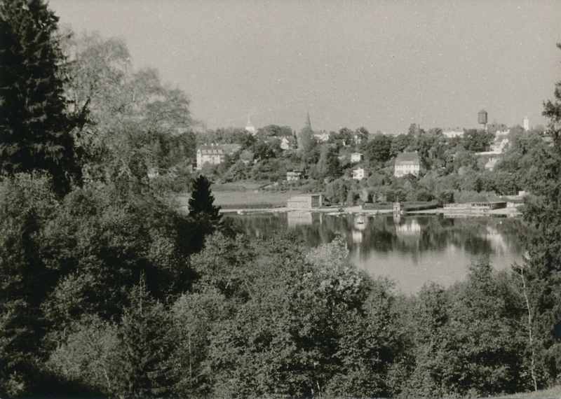 foto, Viljandi, järv ja linn, 1960, foto A. Kiisla