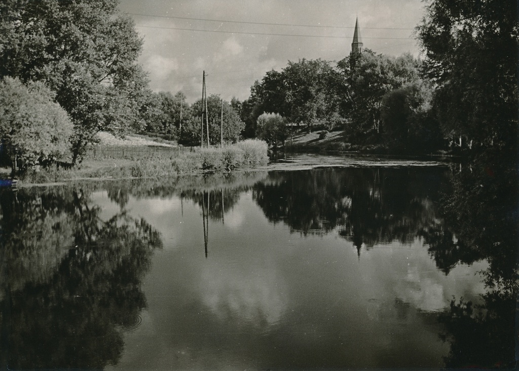 foto, Viljandi, Valuoja tiik, 1960, foto A. Kiisla