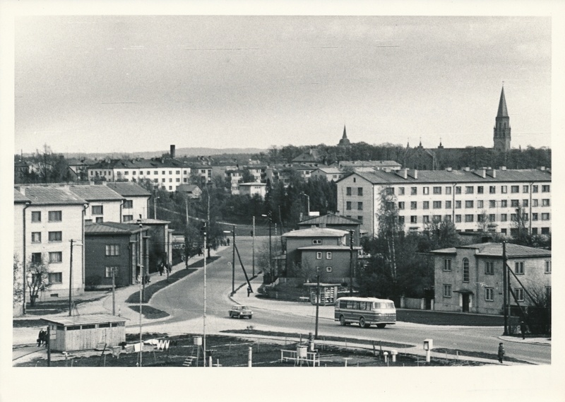 foto, Viljandi, Paalalinn, kesklinn, 1973, foto L. Kadalipp