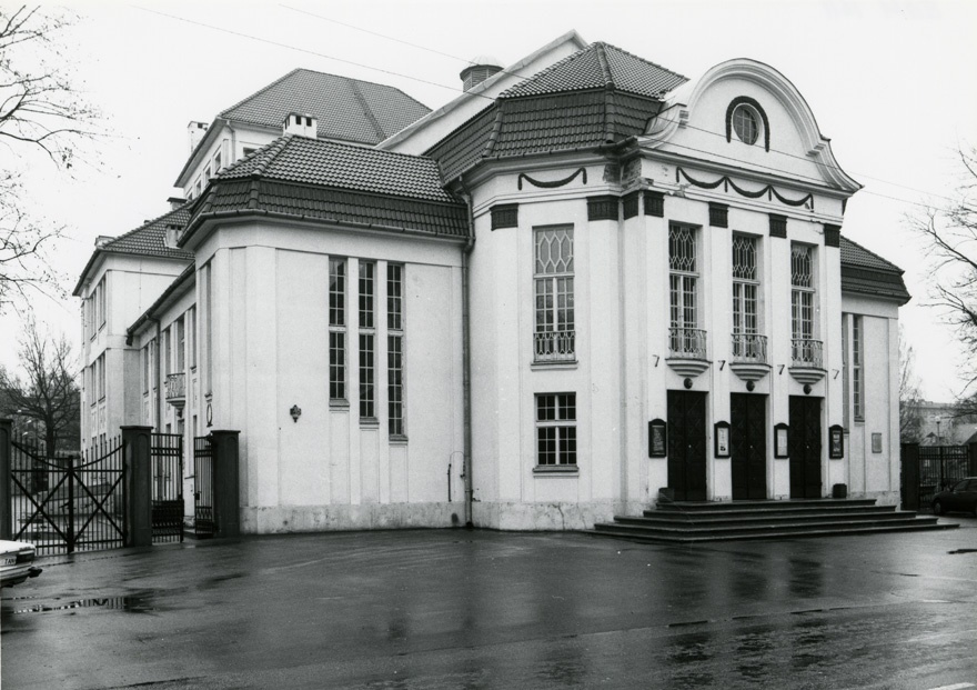 Endine Saksa teater ja Vanemuise väike maja, vaade hoonele. Arhitekt Arved Eichhorn