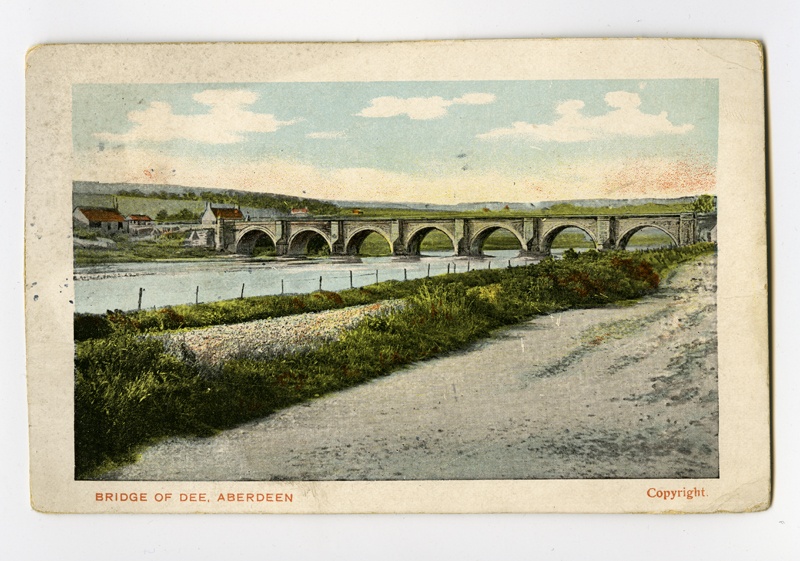 Vaade sillale üle Dee jõe, Aberdeen'is