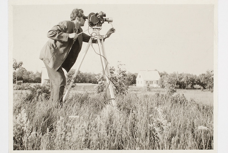Toivo Pedak filmimas. Muhu khk.