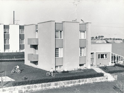 Foto. Ühepereelamud Saadjärve kolhoosis 1982  duplicate photo