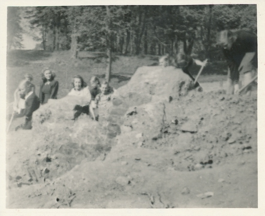 foto Viljandi taastamistööd, lauluväljak u 1950 F T.Parri