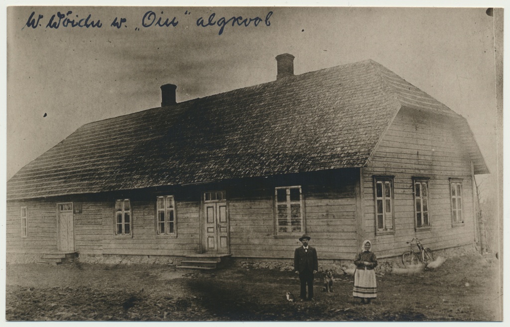 foto Viljandi khk Vana-Võidu v Oiu algkool, hoone u 1925