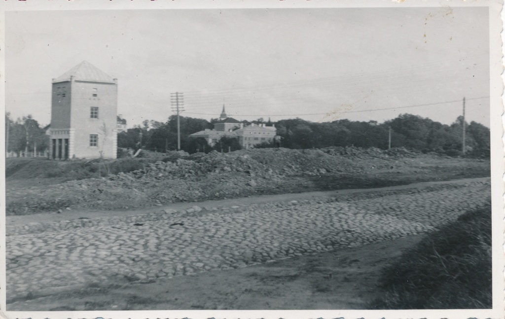foto Viljandi, Vaksali tee Valuoja kohal, alajaam, 1937