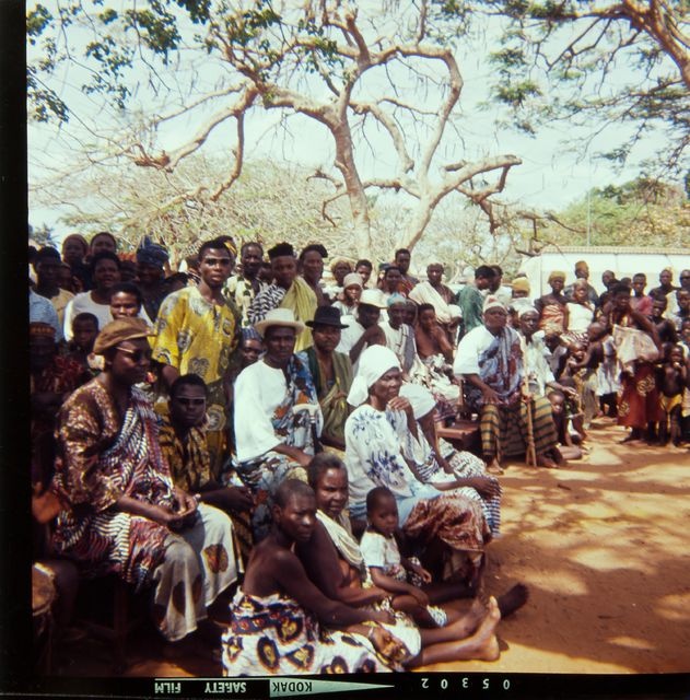 Participants of the Ashina party in Ouidah; event picture