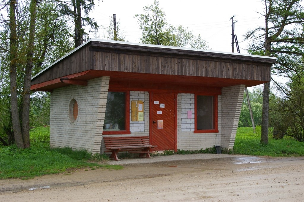 Bus and coach Pavilion Võru County Haanja County Luutsniku
