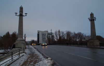 Winning bridge.  Tartu, 1998. Photo Aldo Luud. rephoto