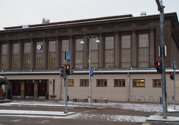 Tartu turuhoone ehitustööd, 1936-1937. rephoto