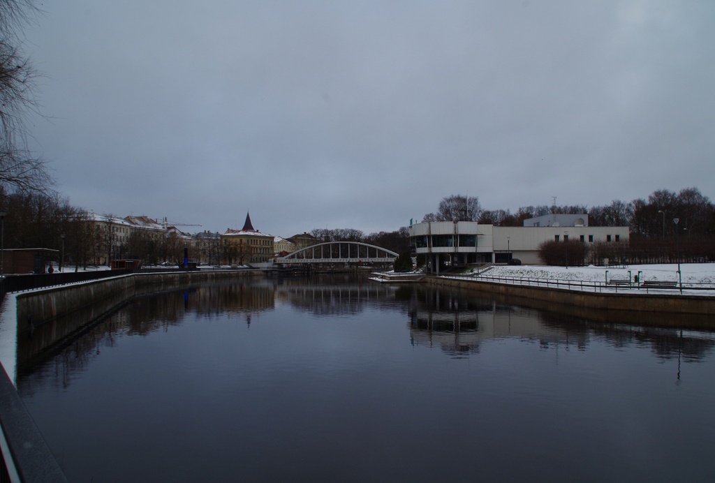 Winter with Tartu Emajõega rephoto