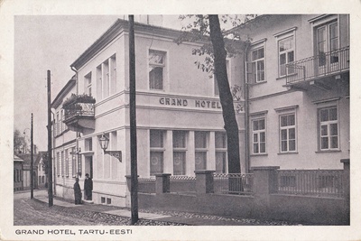 Grand Hotel (Vallikraavi t). Tartu, 1920-1940.  duplicate photo