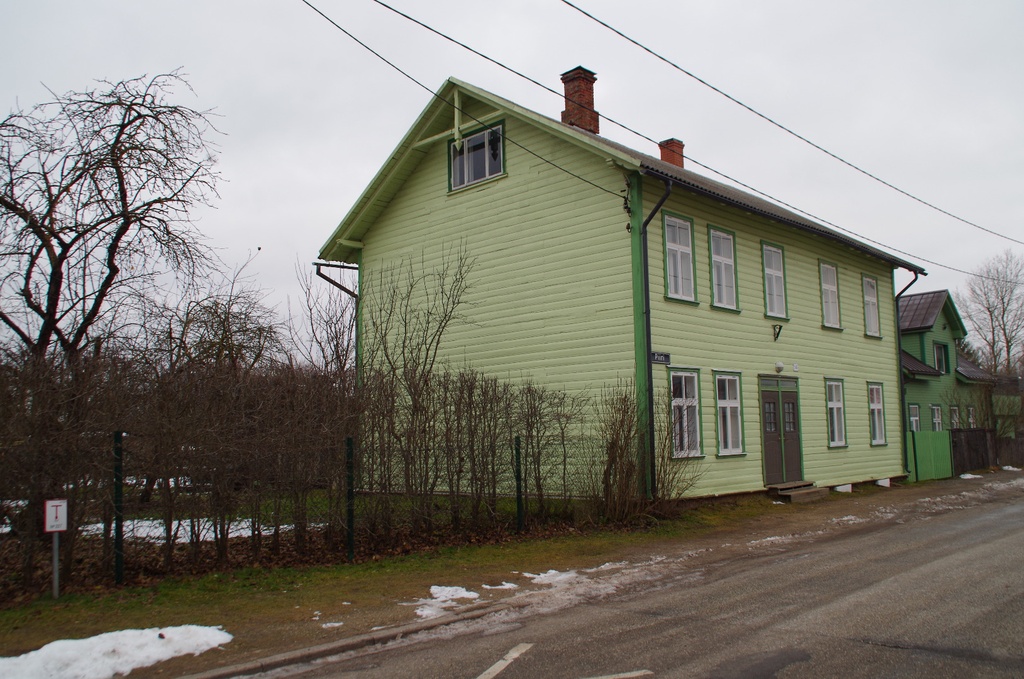 Tartu, Piir 14, built around 1900. rephoto