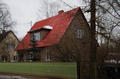 Tartu, Piir 9, built around 1955. rephoto