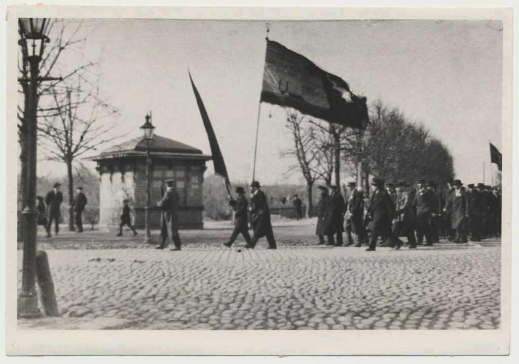 fotokoopia, töörahva meeleavaldus, Tallinn, 1.mai 1919