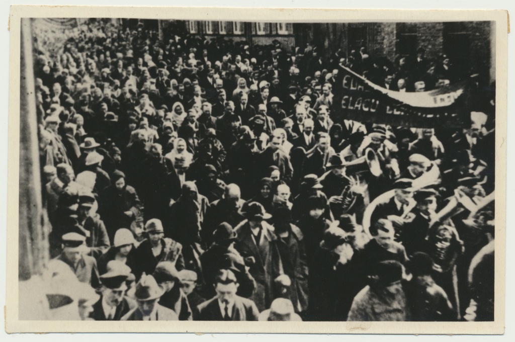 fotokoopia, töörahva meeleavaldus, Tallinn, 1.mai 1920