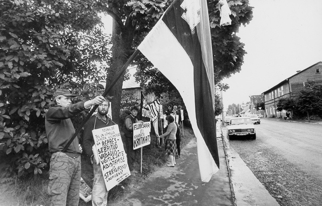 meeleavaldus Võrus, 1988