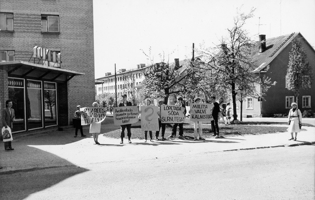 meeleavaldus Võrus, 1988