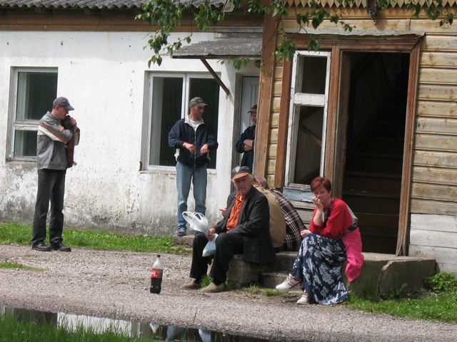 The people of Blackjala at the store.