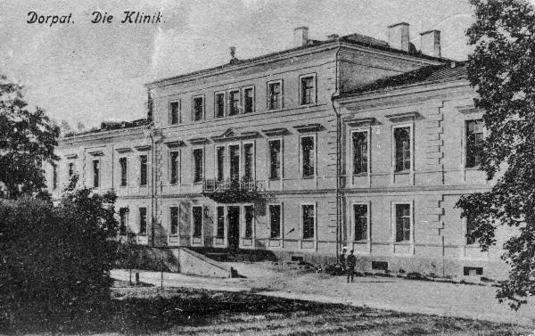 Kliinik Toomemäel.  Tartu, 1900-1910.