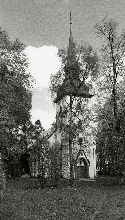 Vastseliina kirik, vaade läänest. Arhitekt Robert Pohlmann