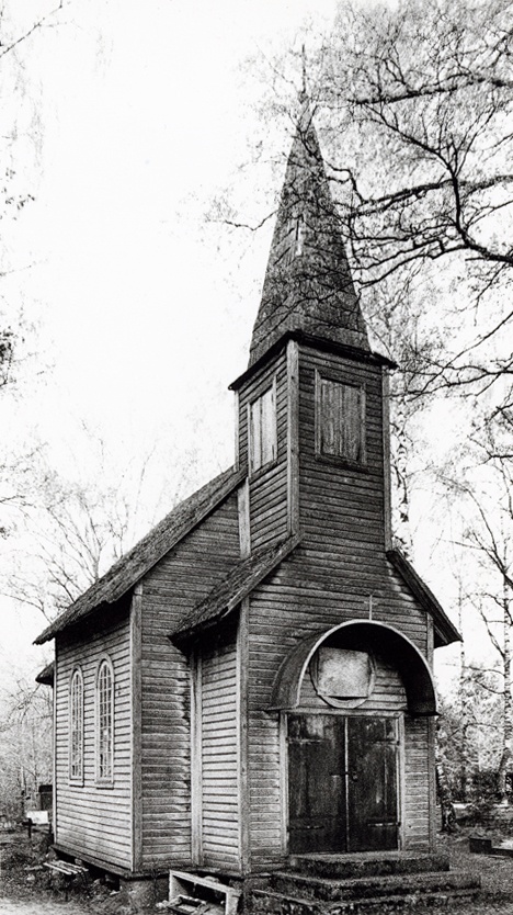 Võru linnakalmistu ap-õigeusu kabel, vaade loodest