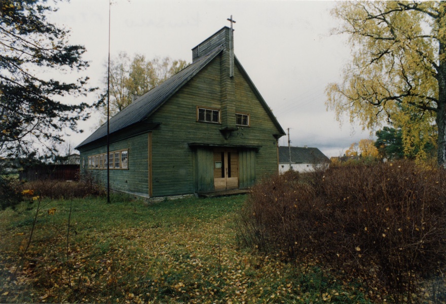 Kuusalu vennastekoguduse palvemaja, vaade põhjast. Arhitektid Edgar Velbri, August Volberg
