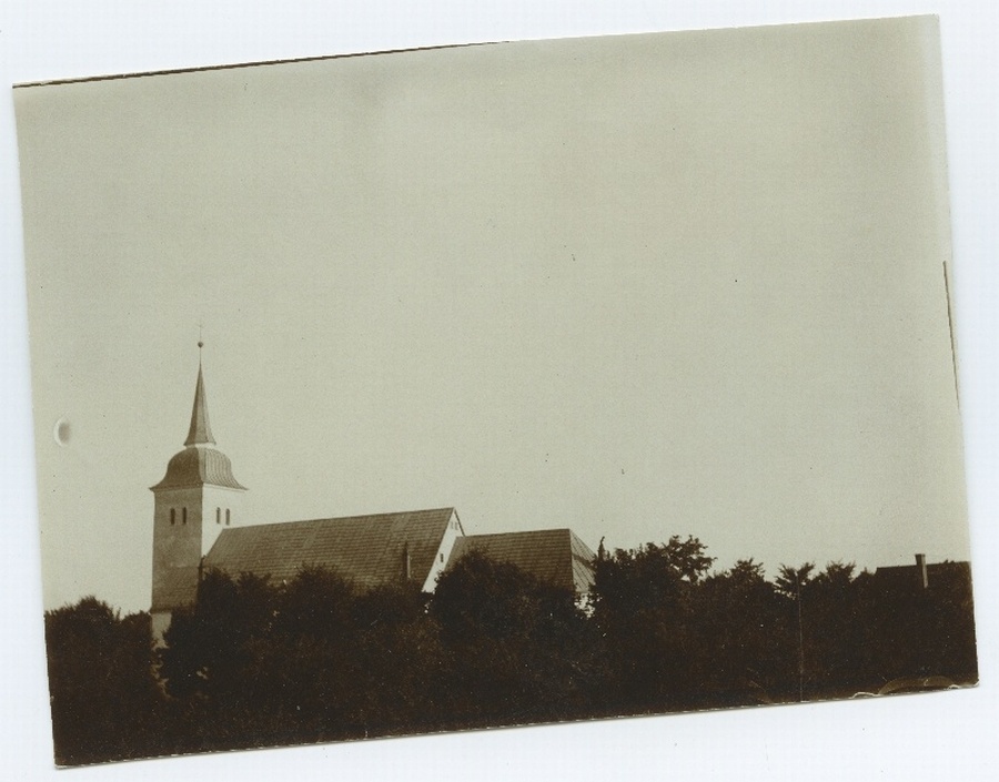 Viljandi Jaani kirik, vaade kagust.