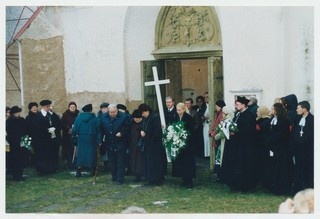 Funeral of Juuru pastor Jüri Bärgi