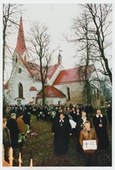Funeral of Juuru pastor Jüri Bärgi