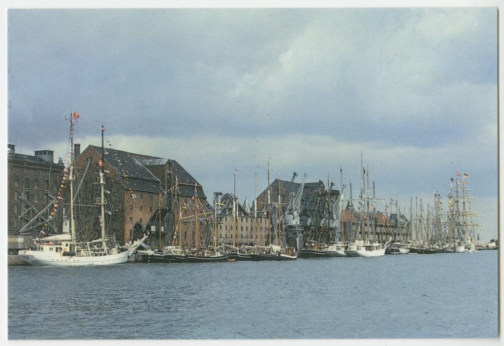 Taani. Kopenhaagen. Vaade sadamale