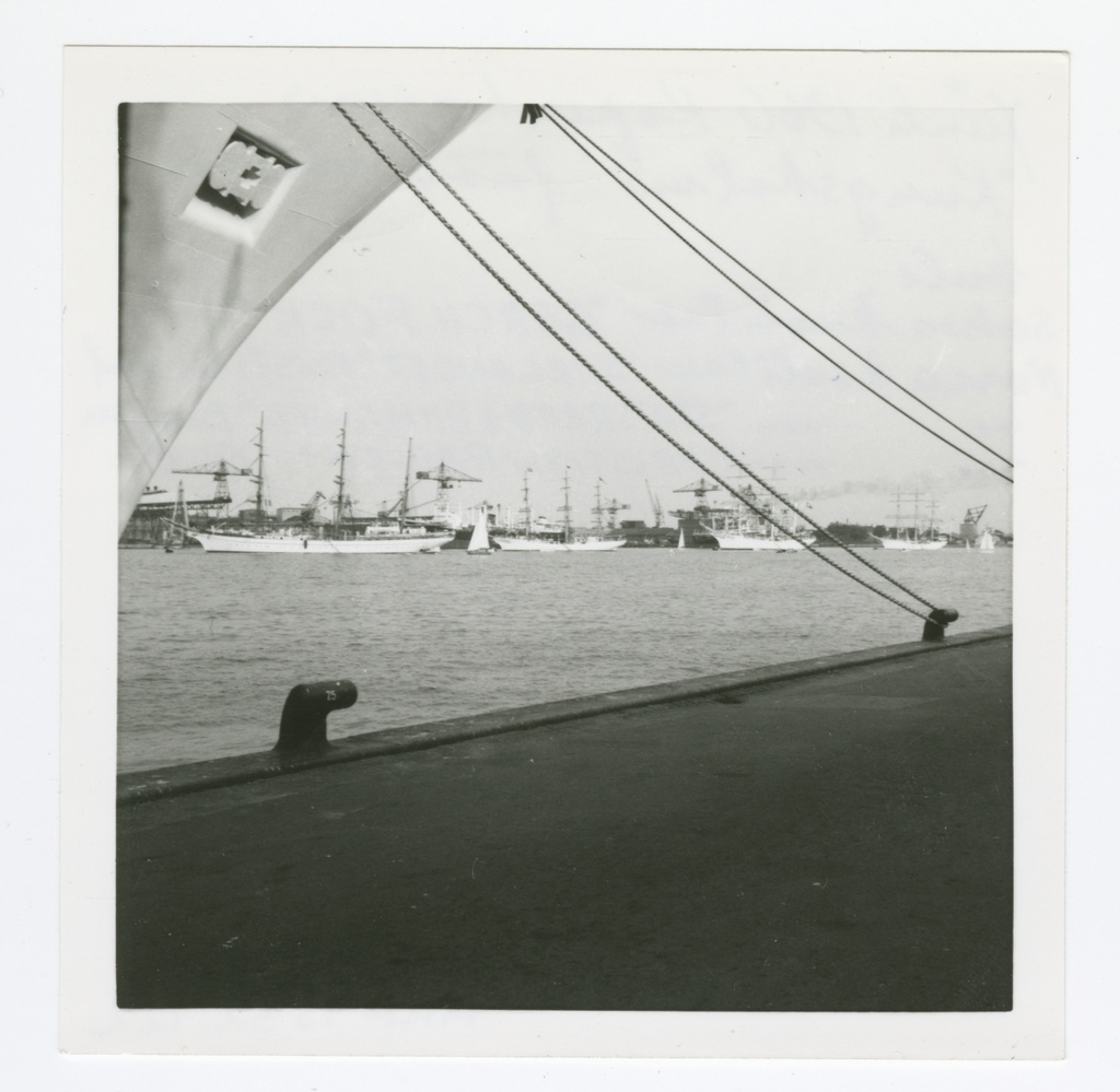 Saksa ja Norra õppepurjelaevad Kopenhageni sadamas